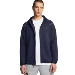 Under Armour Unstoppable Fleece Vest Donkerblauw Zwart