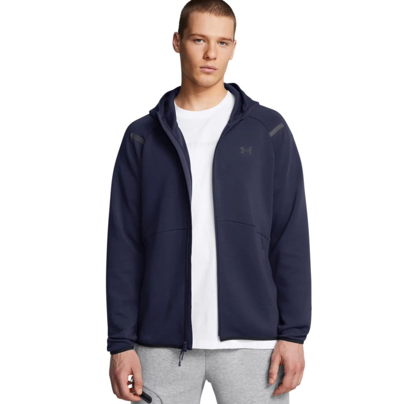 Under Armour Unstoppable Fleece Vest Donkerblauw Zwart