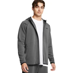 Under Armour Unstoppable Fleece Vest Donkergrijs Zwart