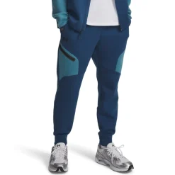 Under Armour Unstoppable Fleece Joggingbroek Donkerblauw Lichtblauw