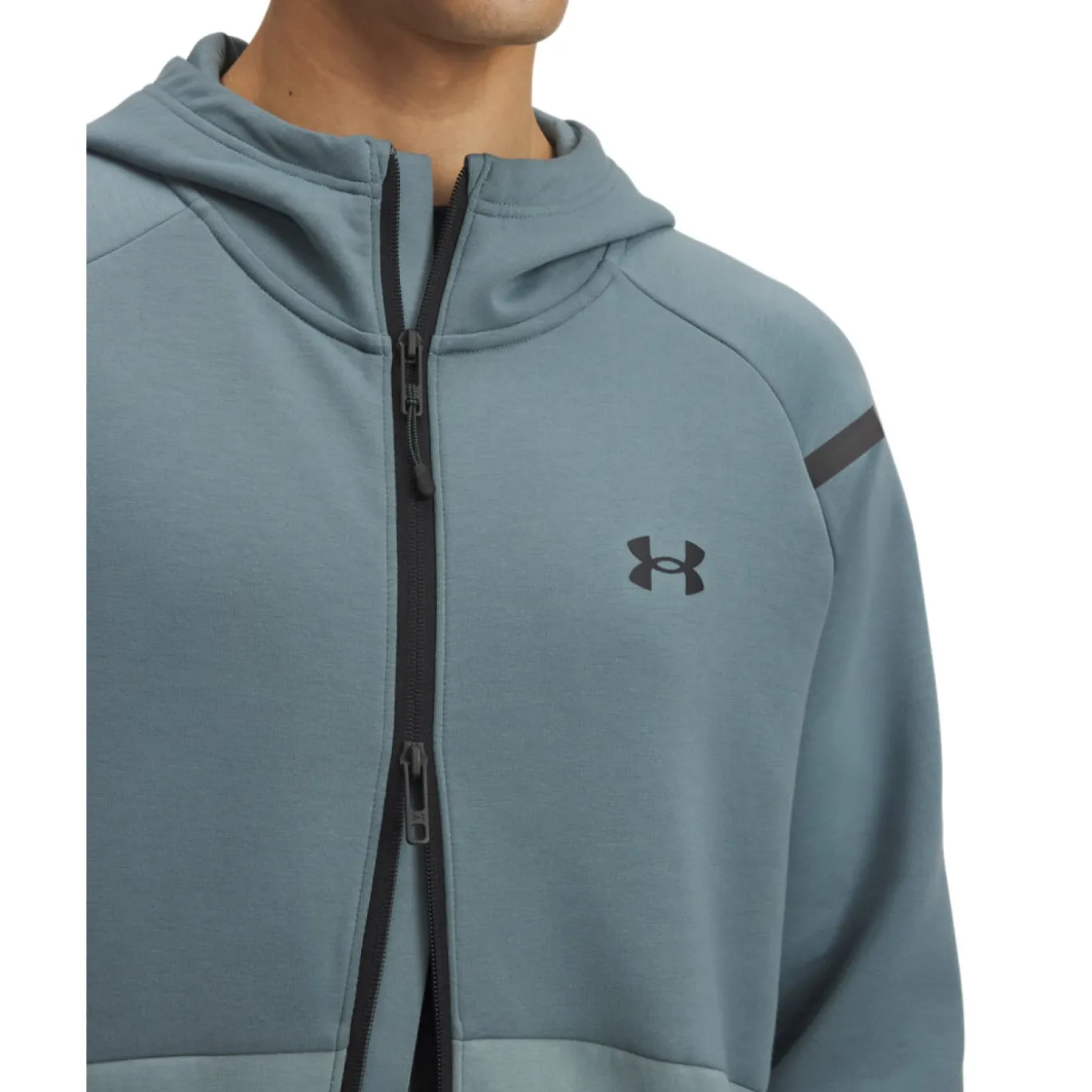 Under Armour Unstoppable Fleece Trainingspak Full-Zip Donkerblauw