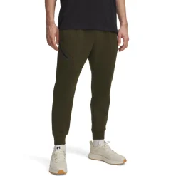 Under Armour Unstoppable Fleece Joggingbroek Donkergroen Zwart
