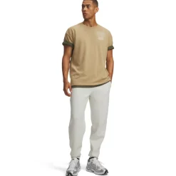 Under Armour Unstoppable Fleece Joggingbroek Gebroken Wit Zwart