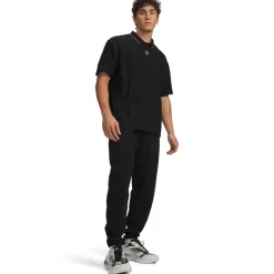 Under Armour Unstoppable Fleece Joggingbroek Zwart Donkergrijs