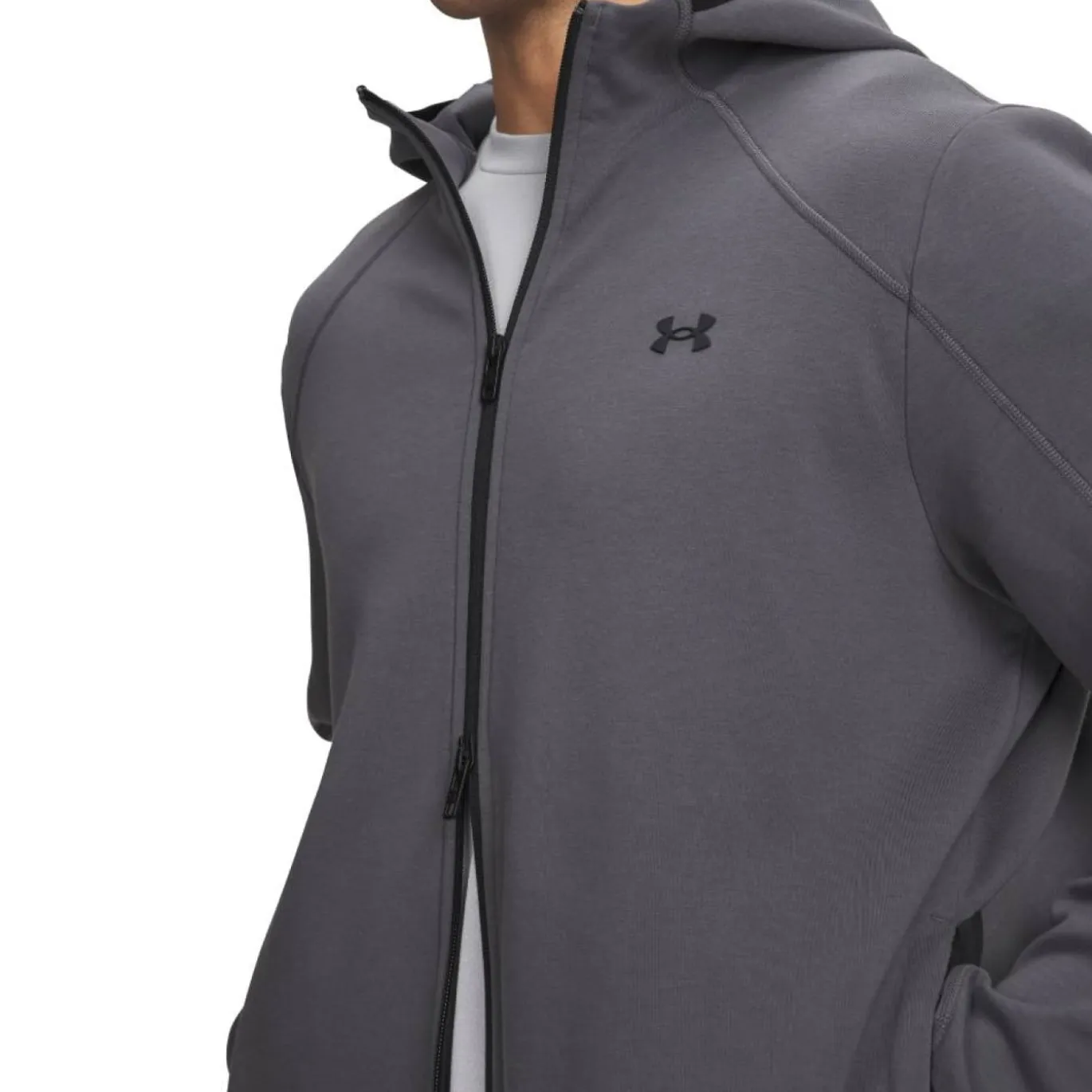 Under Armour Unstoppable Fleece Trainingspak Donkergrijs Zwart