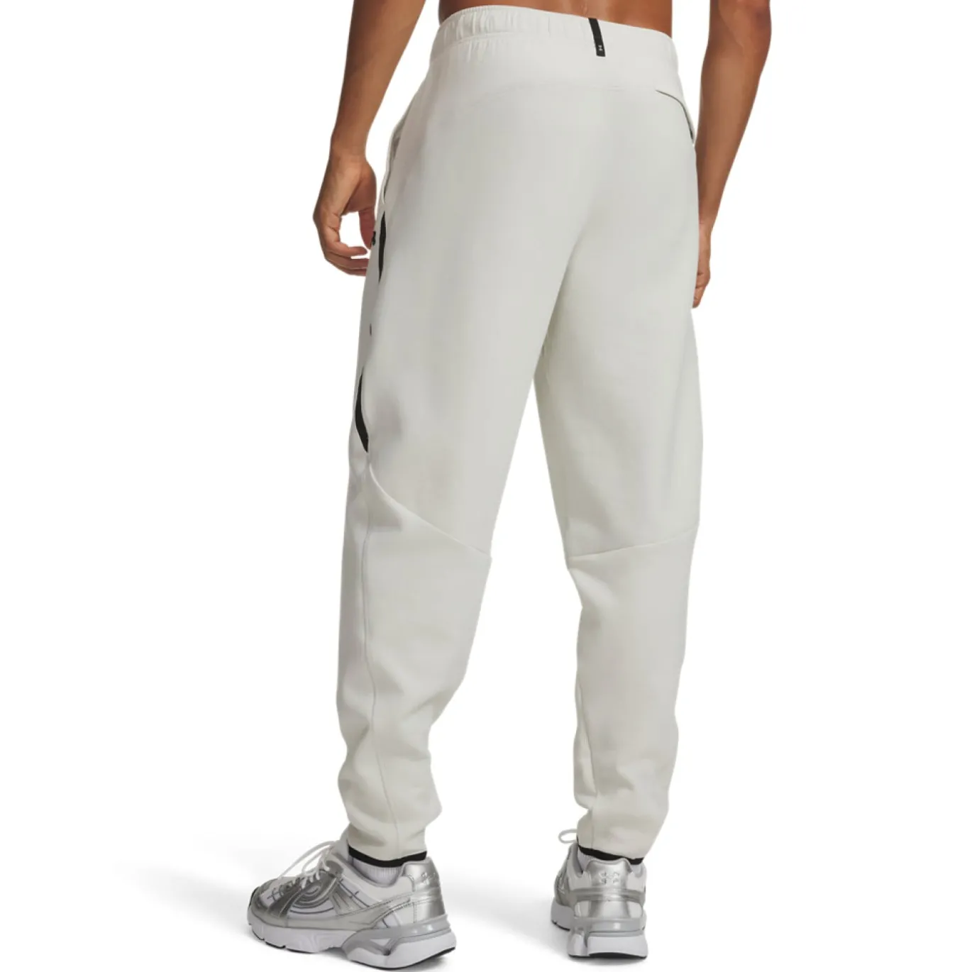Under Armour Unstoppable Fleece Trainingspak Full-Zip Gebroken Wit Zwart