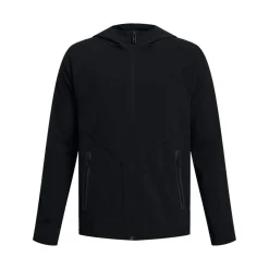 Under Armour Unstoppable Tapered Trainingspak Full-Zip Kids Zwart Donkergrijs