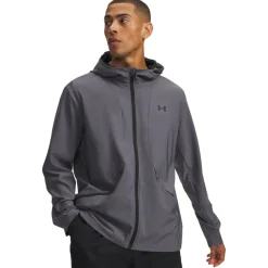 Under Armour Unstoppable Woven Jack Donkergrijs Zwart