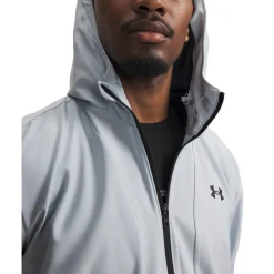 Under Armour Unstoppable Woven Jack Lichtgrijs Zwart