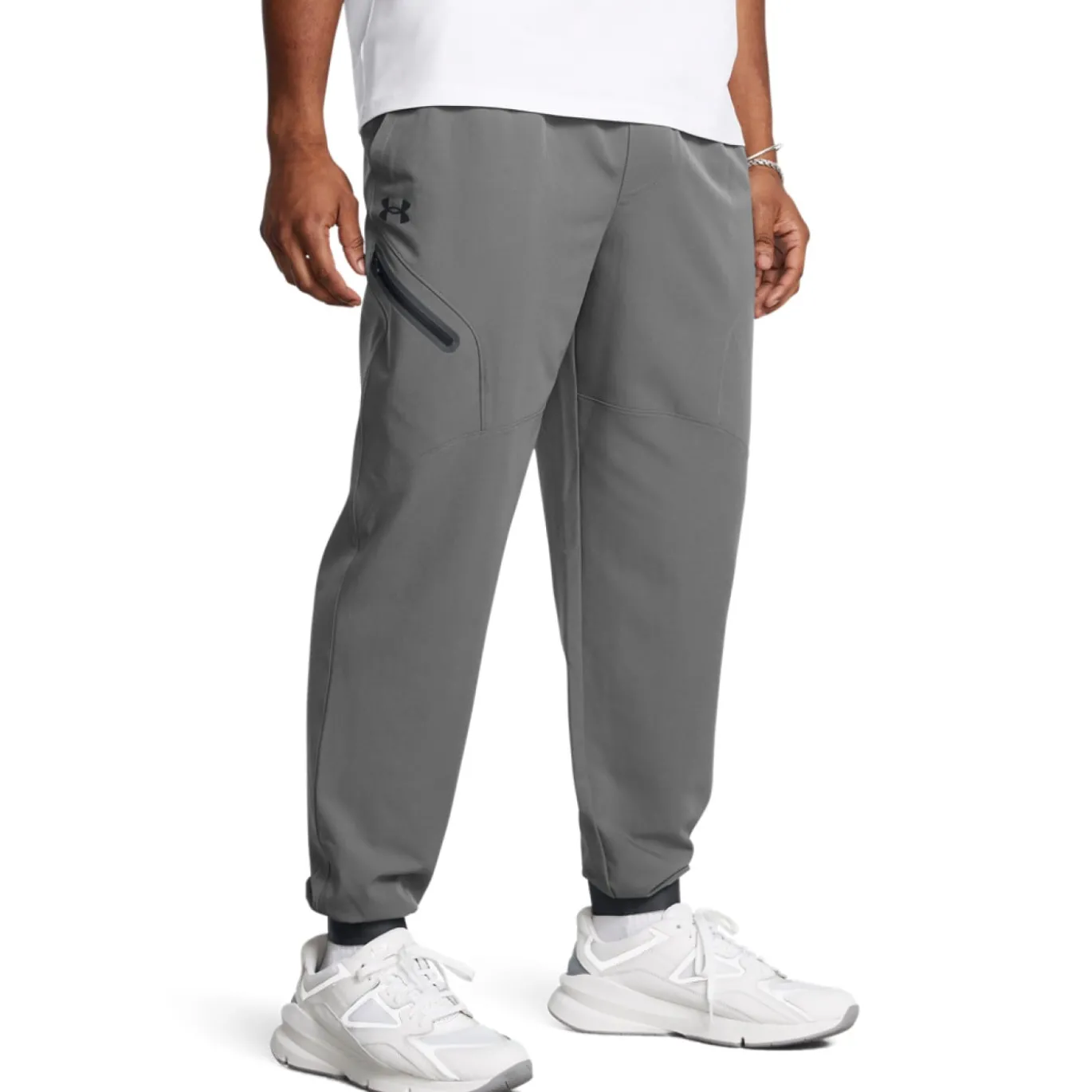 Under Armour Unstoppable Woven Trainingspak Donkergrijs Zwart