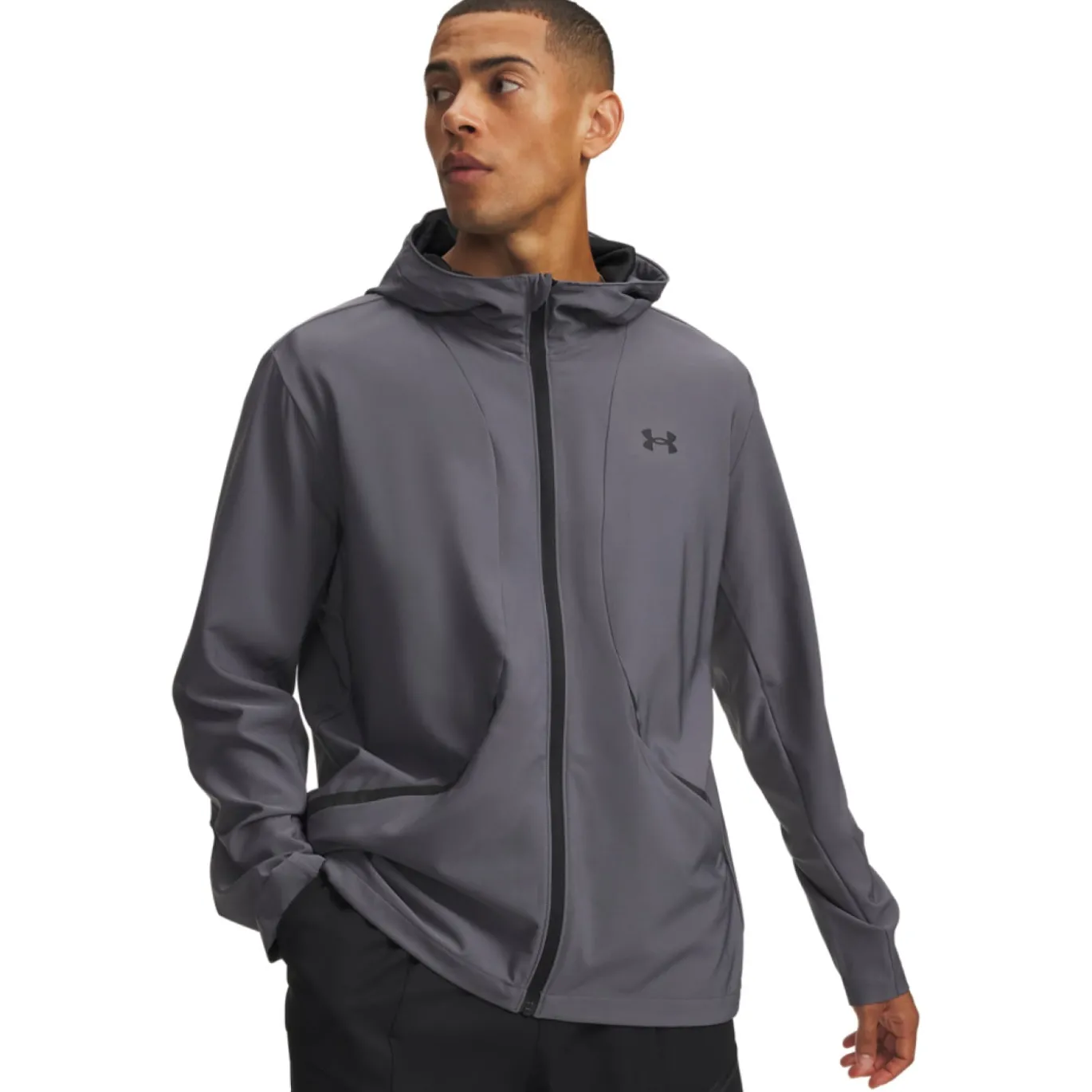 Under Armour Unstoppable Woven Trainingspak Donkergrijs Zwart