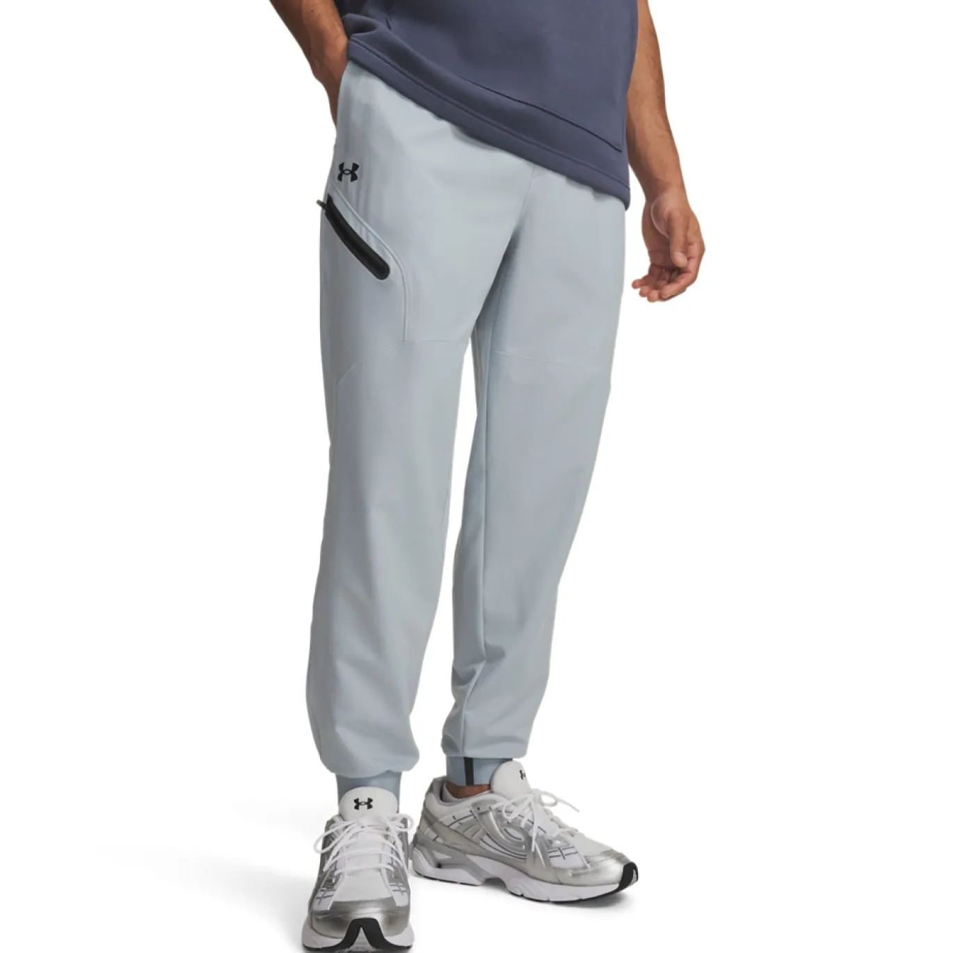 Under Armour Unstoppable Woven Trainingspak Lichtgrijs Zwart
