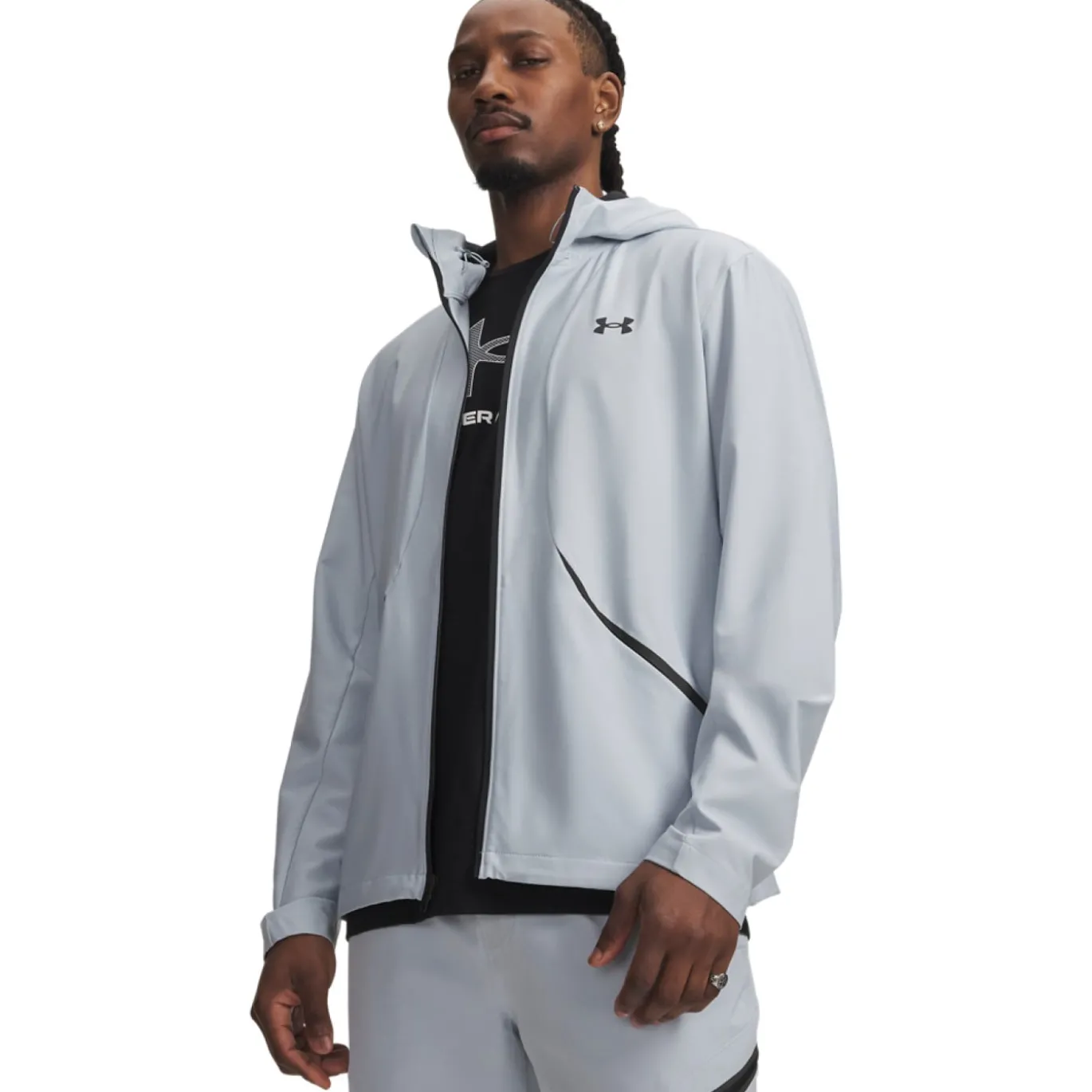 Under Armour Unstoppable Woven Trainingspak Lichtgrijs Zwart