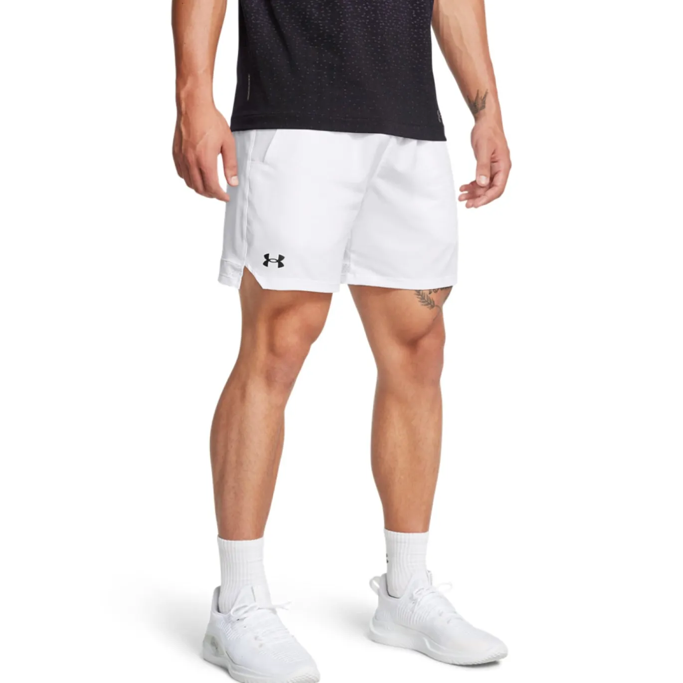 Under Armour Vanish Trainingsbroekje Woven Wit Zwart