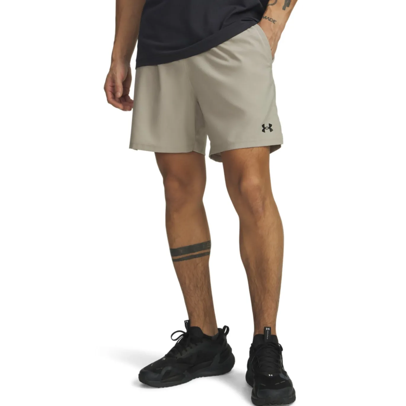 Under Armour Vanish Woven Seamless Trainingsset Bruin Lichtbruin Beige Zwart