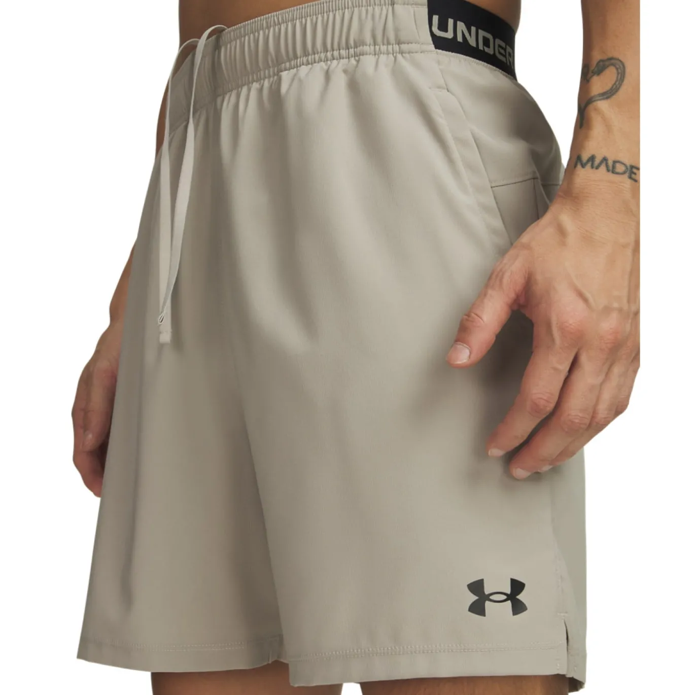 Under Armour Vanish Woven Seamless Trainingsset Bruin Lichtbruin Beige Zwart