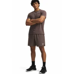 Under Armour Vanish Woven Seamless Trainingsset Donkerbruin Zwart Wit