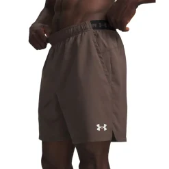 Under Armour Vanish Woven Seamless Trainingsset Donkerbruin Zwart Wit