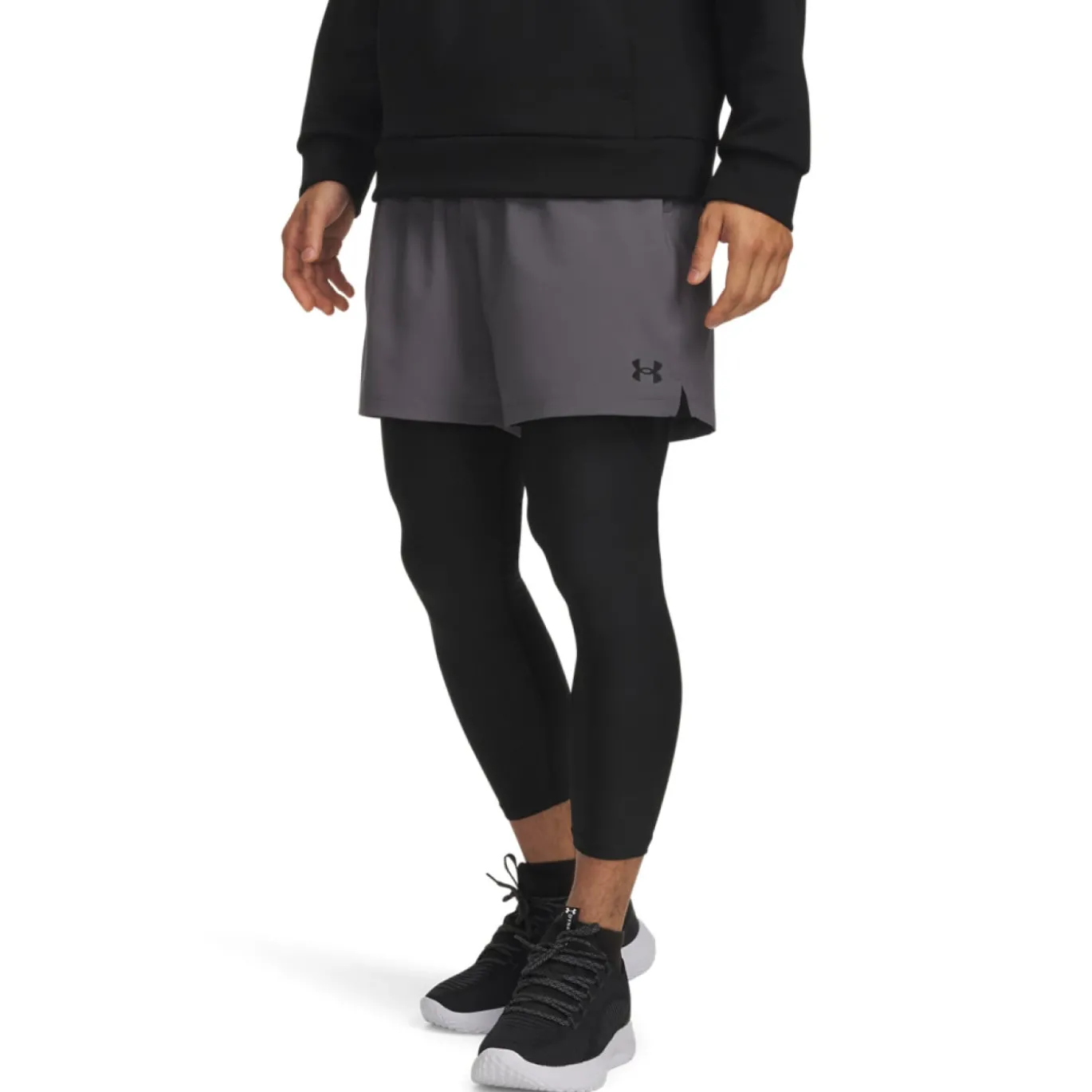 Under Armour Vanish Woven Trainingsset Donkergrijs Zwart