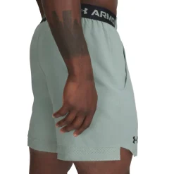 Under Armour Vanish Woven Trainingsbroekje Lichtgroen Zwart