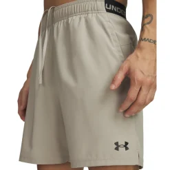 Under Armour Vanish Woven 2.0 Trainingsbroekje Beige Zwart
