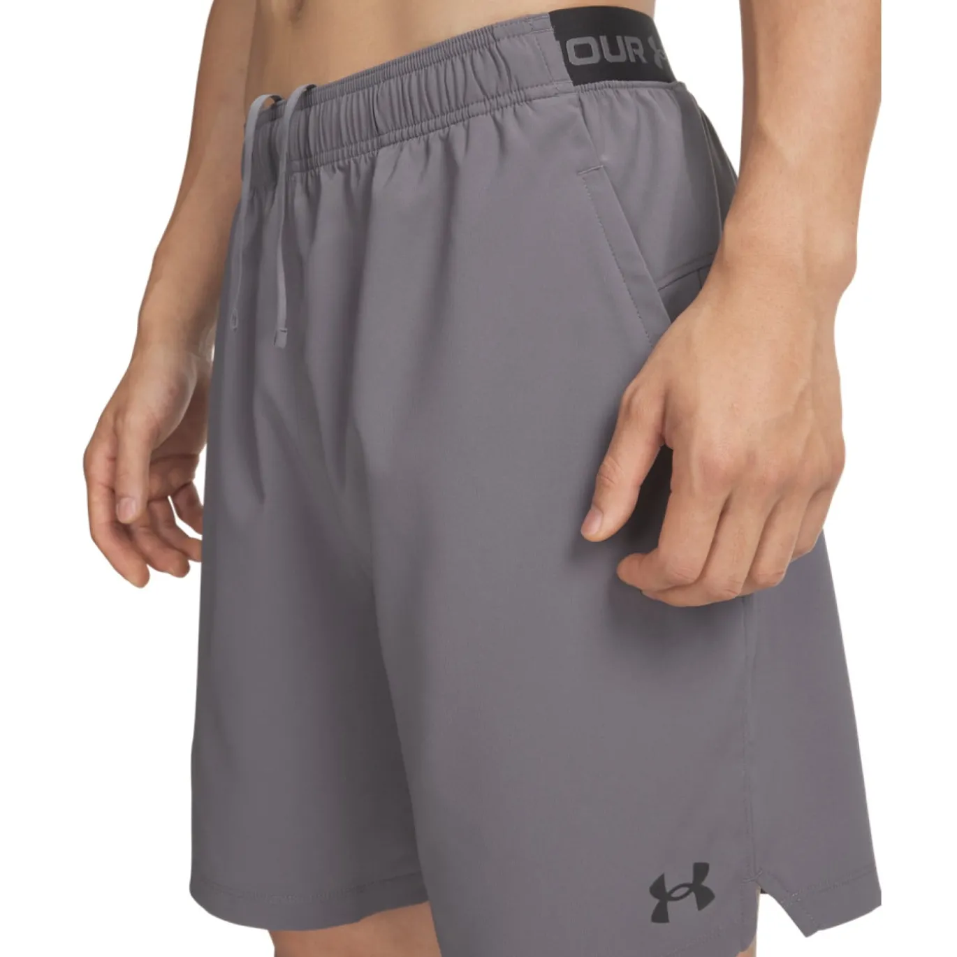 Under Armour Vanish Woven 2.0 Trainingsbroekje Donkergrijs Zwart