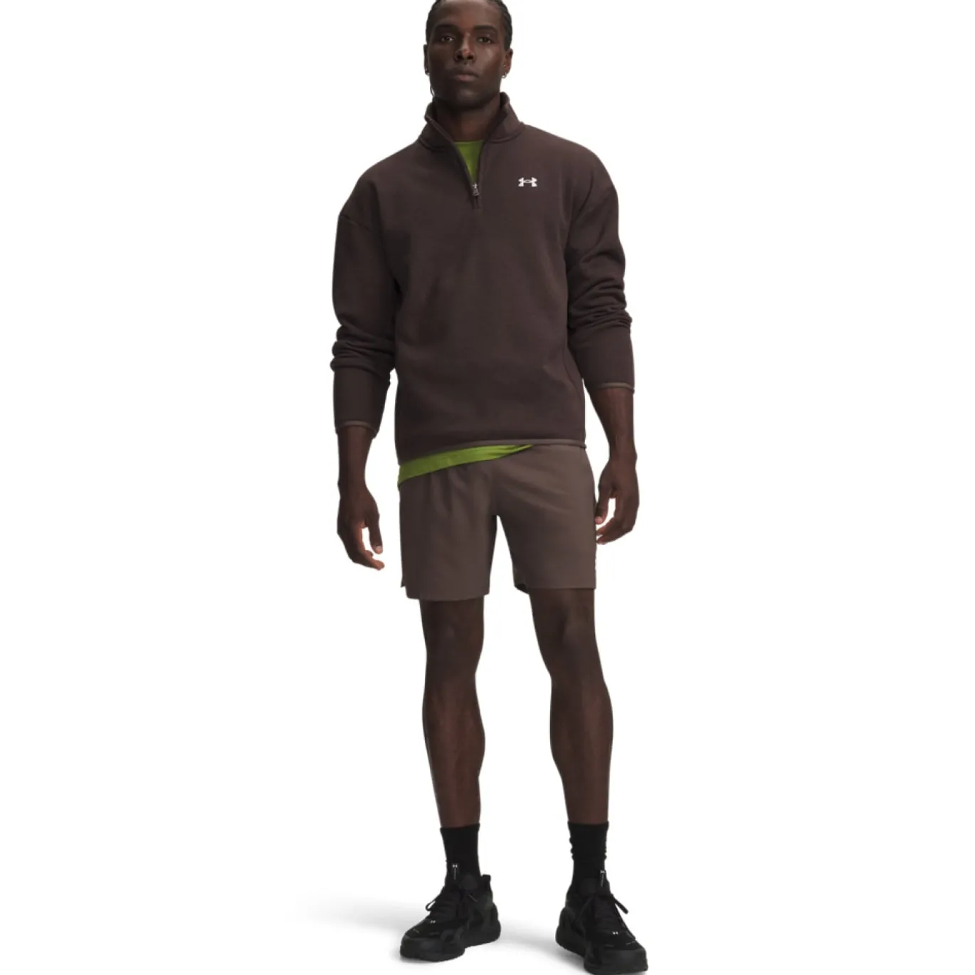 Under Armour Vanish Woven 2.0 Trainingsbroekje Donkerbruin Beige