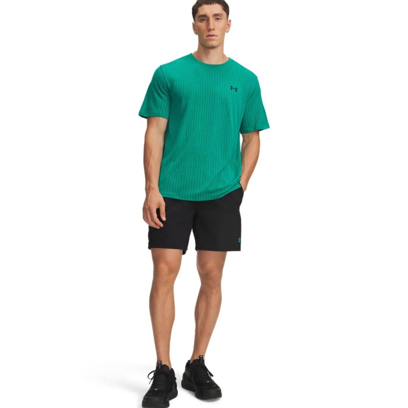Under Armour Vanish Woven 2.0 Trainingsbroekje Zwart Turquoise