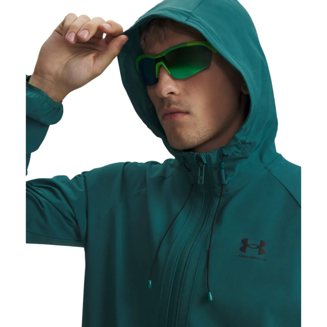 Under Armour Vibe Woven Cargo Trainingspak Donkergroen Zwart