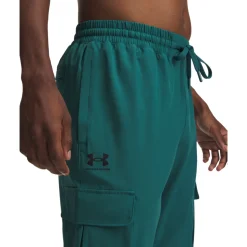 Under Armour Vibe Woven Cargo Trainingspak Donkergroen Zwart