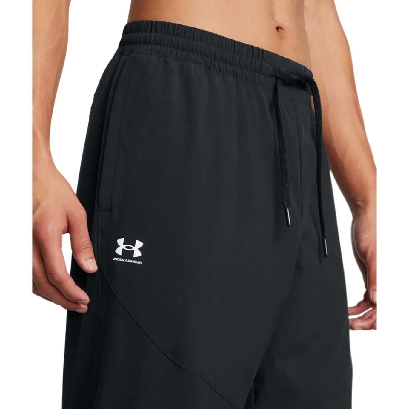 Under Armour Vibe Woven Trainingsbroek Zwart Wit