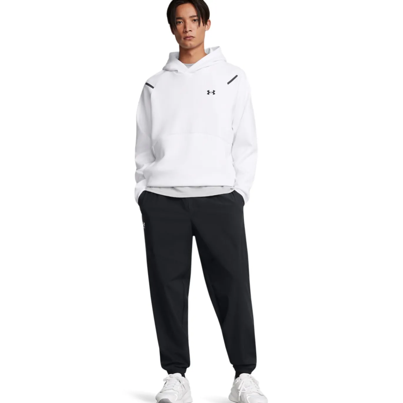 Under Armour Vibe Woven Trainingsbroek Zwart Wit