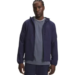 Under Armour Vibe Woven Trainingspak Full-Zip Donkerblauw