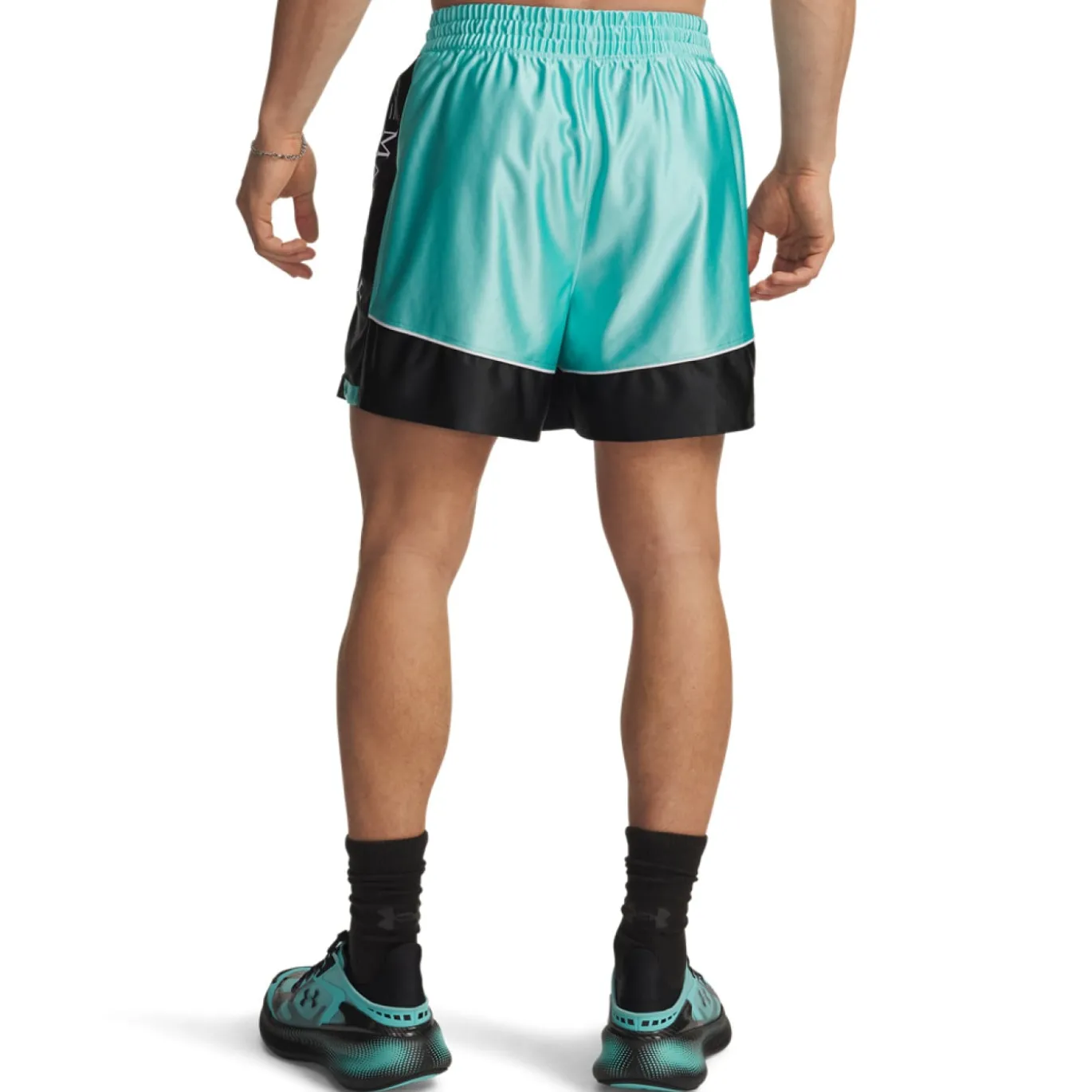 Under Armour x Mansory Terrace Trainingsbroekje Turquoise Zwart Wit