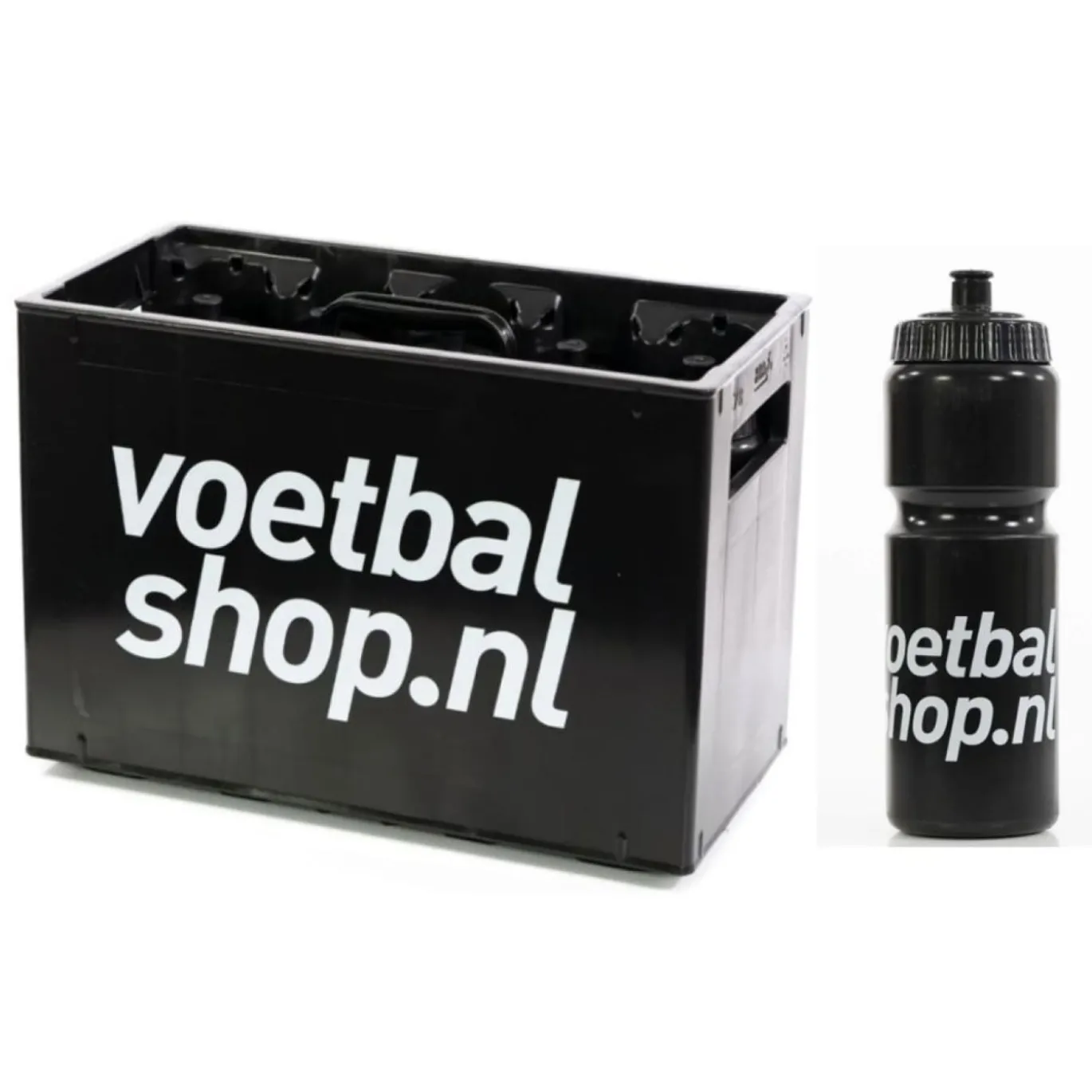 Voetbalshop.nl Bidon Krat + Bidons 10 stuks